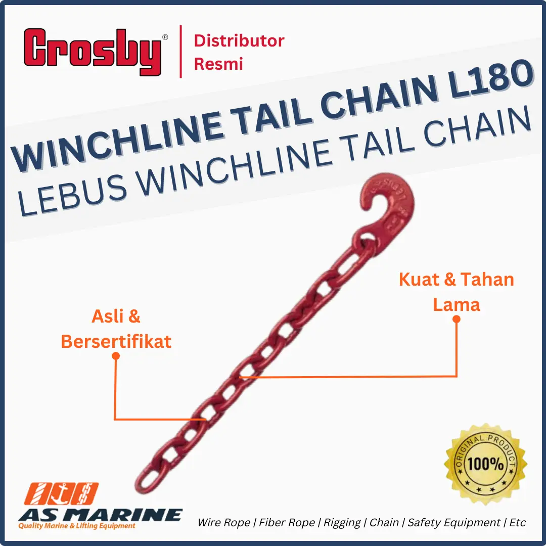 winchline tail chain crosby l180